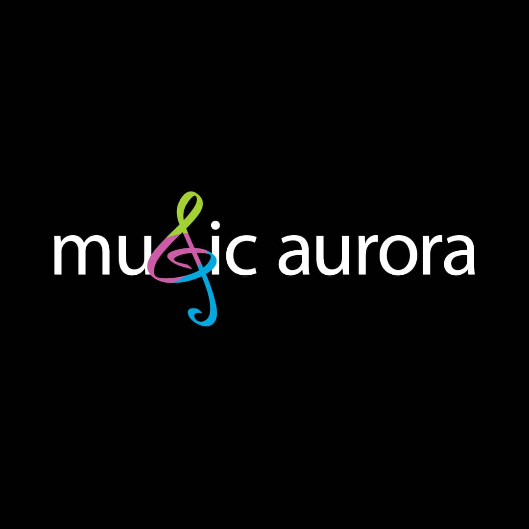 Music Aurora logo design