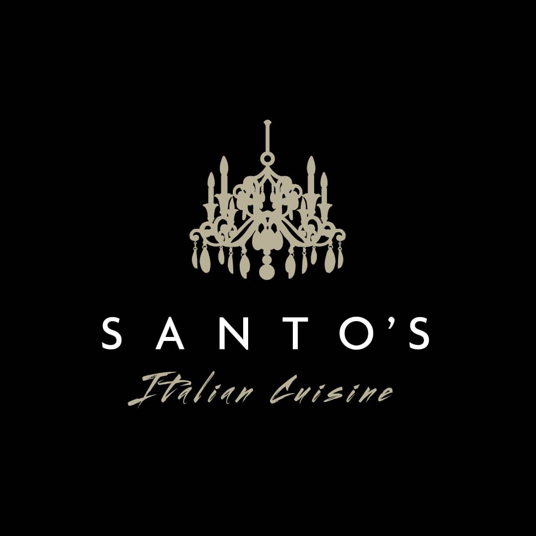 Santo's Italian Cuisine brand development and logo design